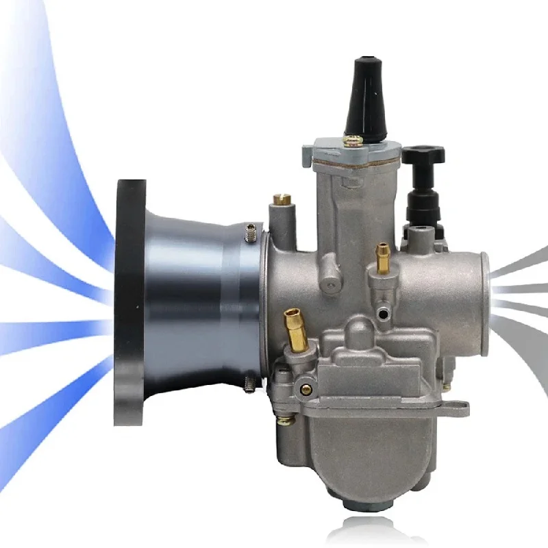 Universal Carburetor 50mm Air Filter Wind Horn Cup Velocity Stack For 24/26/28/30mm Carb For Most Off-Road Motorcycle ATV Quad