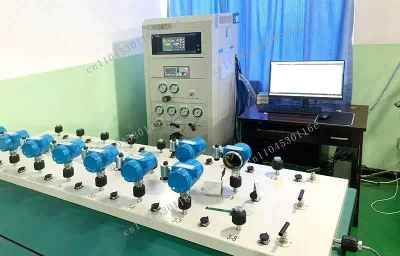 HSIN600-9 Industrial 4/8/10/20 Port Stainless Steel Pneumatic Manifold Bench Connector Table Calibration Bench Accessories