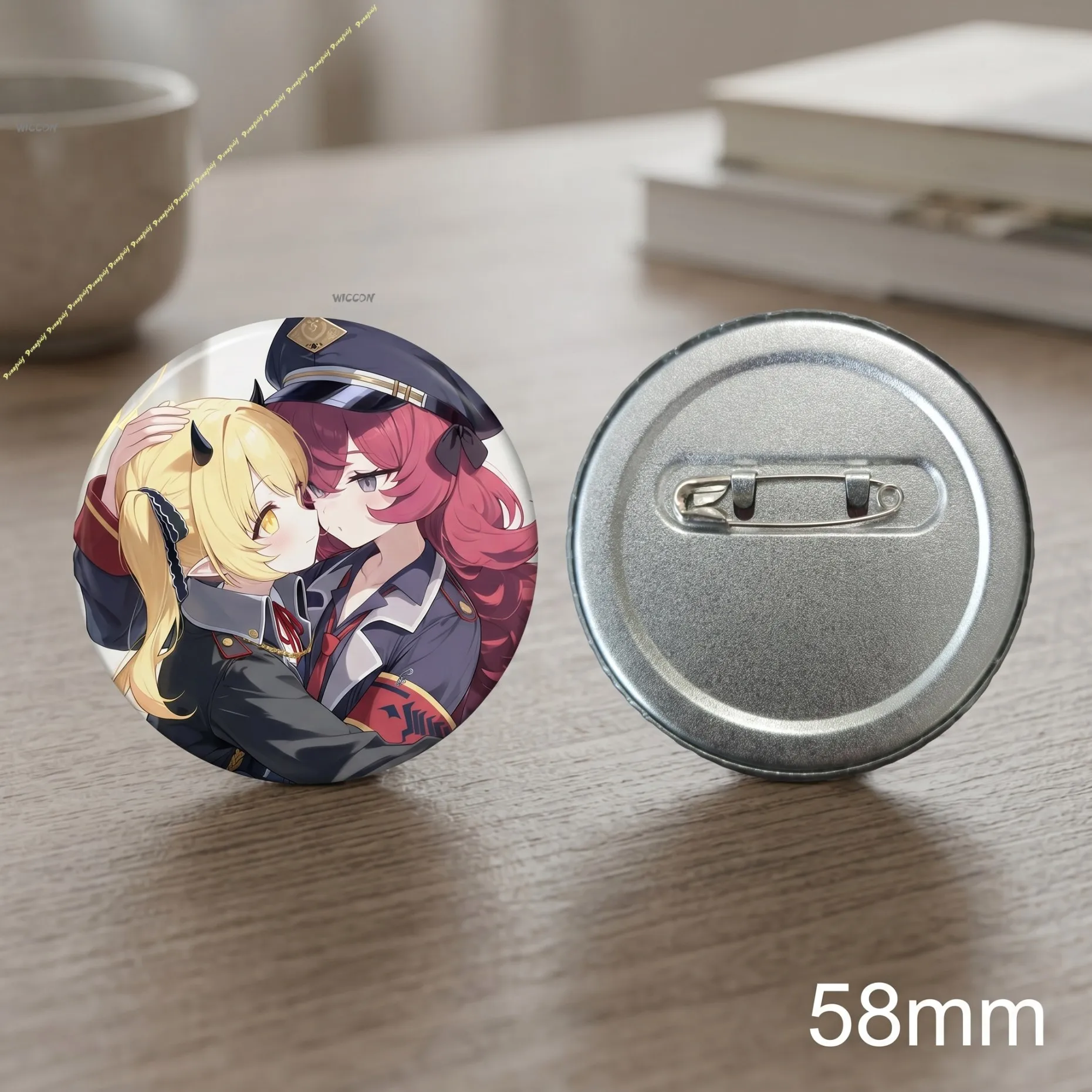 Blue Archive Abydos High School Anime Can Badge Brooch Blue Archive Abydos Independent High School Pin Gift Kuromi Serika