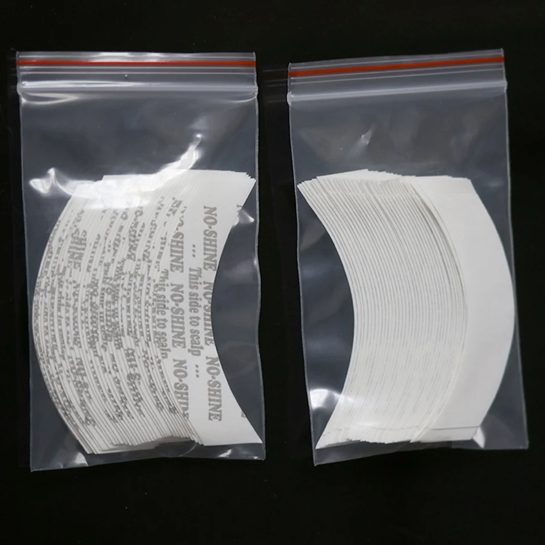 36 pz/lotto No-Shine Parrucca Del Merletto Nastro Biadesivo Adesivo Estensione Dei Capelli Strisce di Nastro per Toupet/Parrucca Del Merletto Pellicola