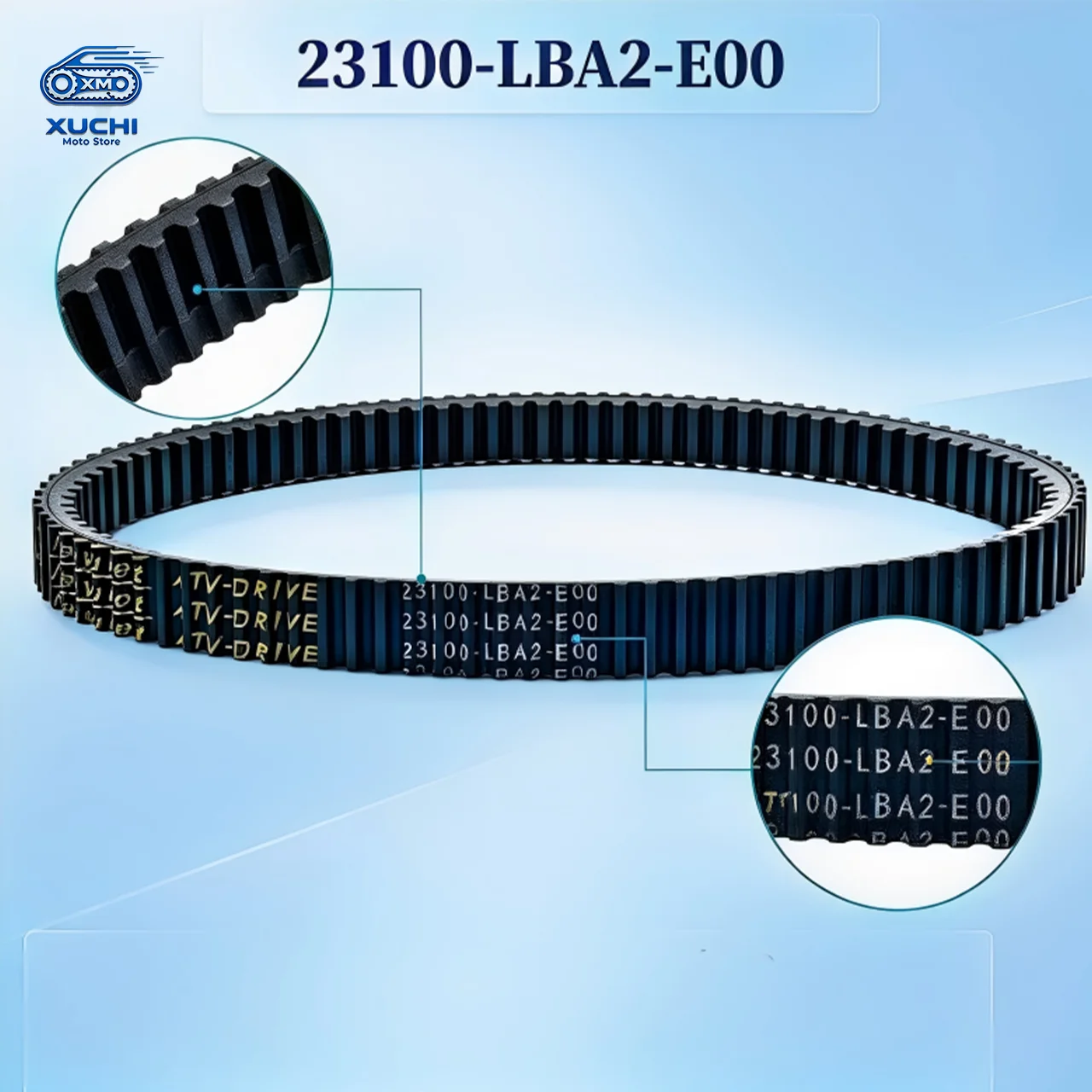 1034x27.6 Drive Belt For X-CITING 500 /I /I R Xciting 500i Evo ABS R OEM: 23100-LBA2-E00
