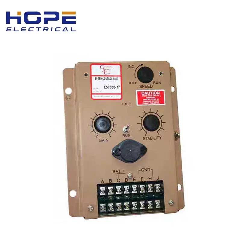 Original ESC63C-17 Diesel generator set controller ESC63C Series Speed Control Unit 12 – 32 V DC