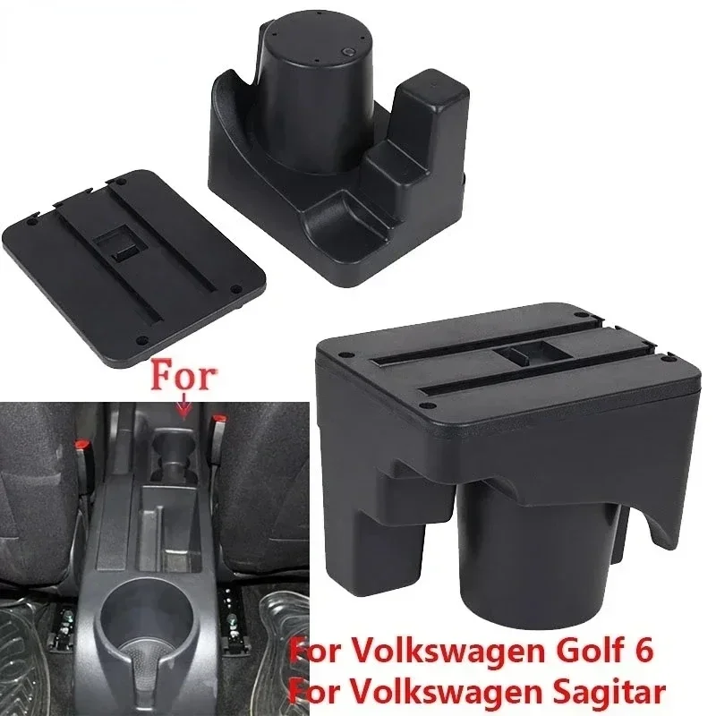 For Volkswagen Golf 6 Armrest Box For VW Golf 6 Golf 5 Mk6 MK5 Jetta 5 Car Armrest For VW Sagitar Storage Box Interior details