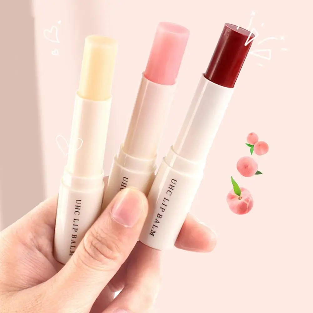 1PC Lip Balm Warm Color Changing Moisturizing LongLasting Hydrating Lipstick Lip Care Anti-drying And Cracked Lip Film Lip Care