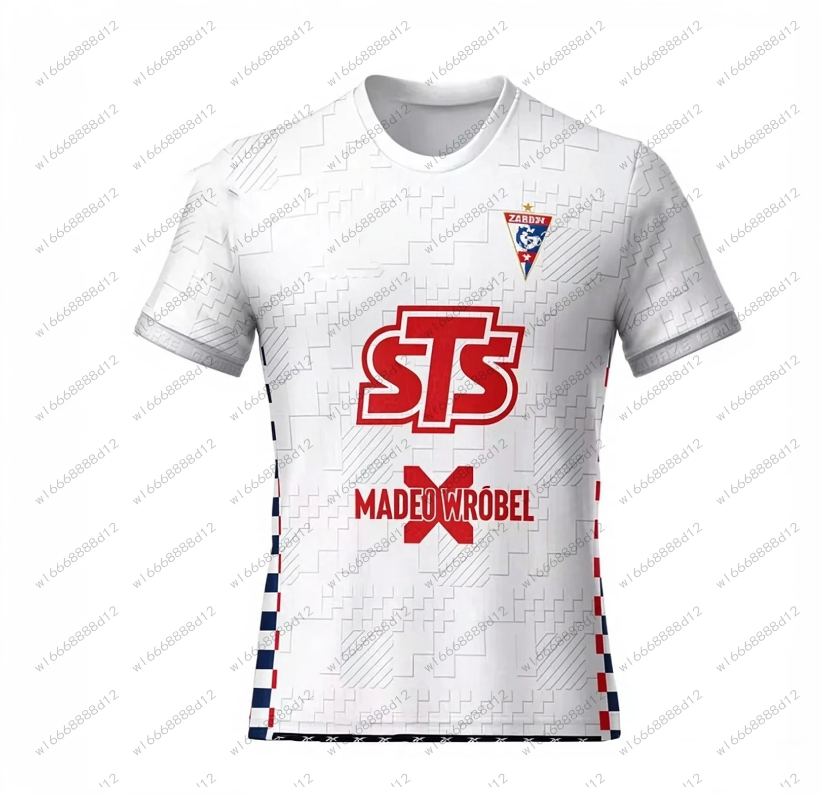Górnik Zabrze 2026/27 Home Soccer Jersey - Men's Breathable Outdoor Football Shirt, Polish League Official Fan Jersey