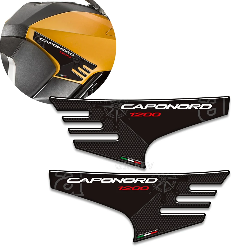 Pegatinas protectoras de rodilla para motocicleta Aprilia Caponord 1200 Rally 2013 - 2019 2020 2021, Kit de empuñaduras, pegatinas ank Pad