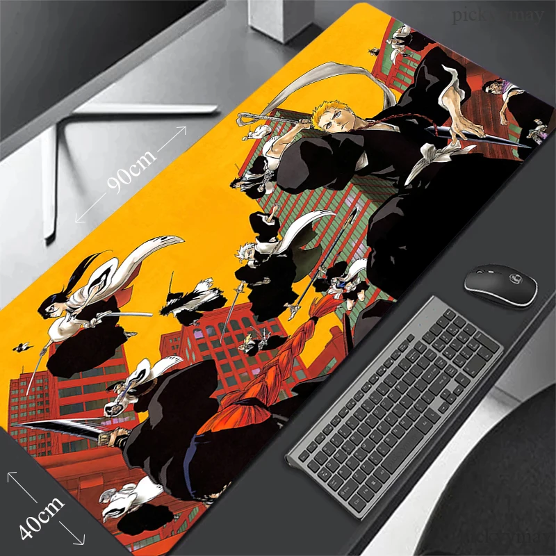 BLEACH Desk Mat Gamer Mousepads Mouse Pad Office Desk Pads Large Mousepad Mouse Mats For Computer