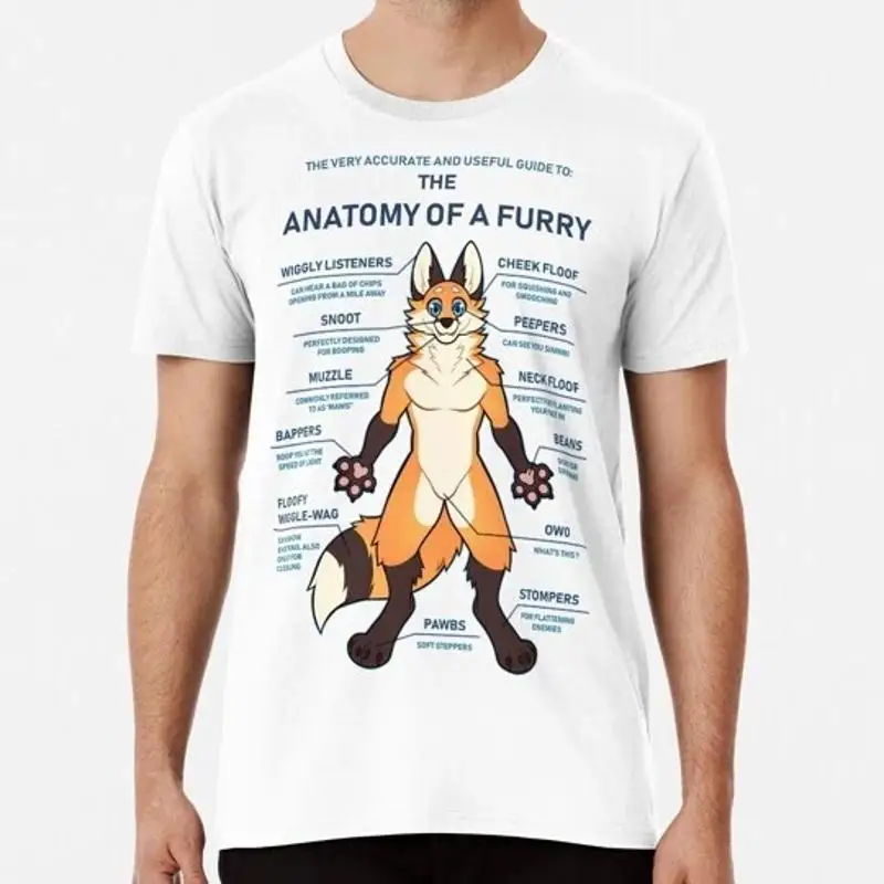 Anatomy Of A Furry blank Premium T Shirt M 2XL