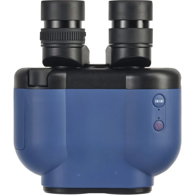 High power image stabilization handheld high power image stabilization binoculars dark blue
