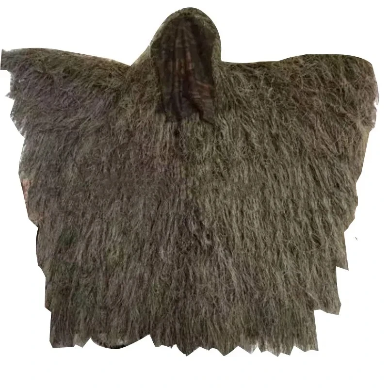 Adult Jungle Wool Cloak Outdoor Hunting Detection Jungle Wool Camouflage Clothing Eating Chicken Same Style Camouflage Clothing