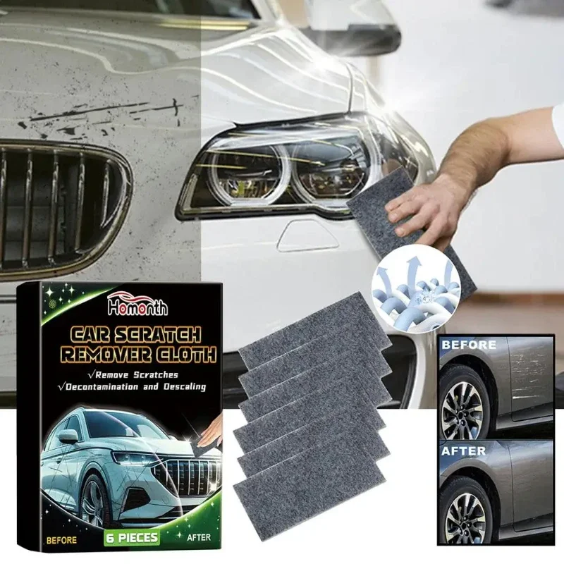 Top Quality Nano Sparkle Anti-Scratch Cloth For Car Universal Metal Surface Instant Polishing Cloth Smart Car Surface Scratch