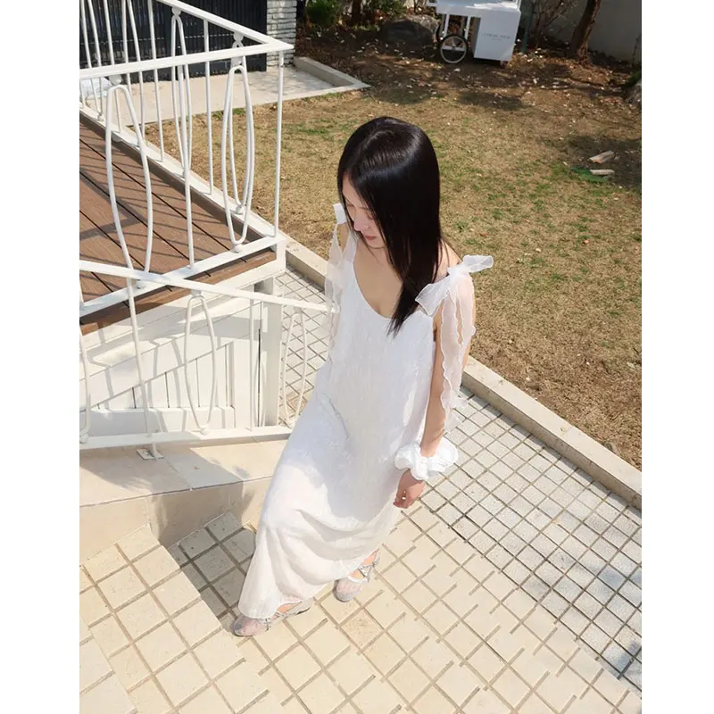 Słodkie świąteczne Sle Dongda Gate 25 letnie designerskie wyczucie siatek, węzeł Sa Dr, parasolowa spódnica Sle No Sve U Ne