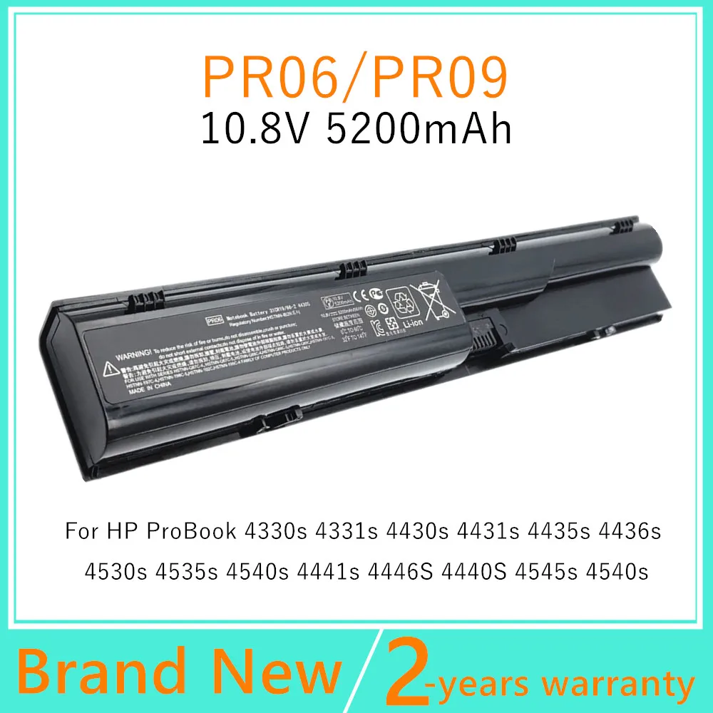 Batería del ordenador portátil para HP ProBook 4330s 4331s 4430s 4431s 4435s 4436s 4440s 4441s 4446s 4530s 4535s 4540s 4545s LC32BA122 PR06