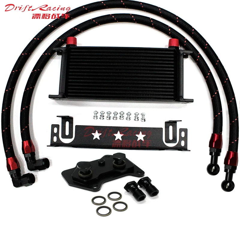 Oil Cooler Kit For VW GOLF R GTI MK5 MK6 EA113Engine 2.0 TFSI Turbo 2003-2008 AUDI A3 S3 TOil Cooling Kit Car Radiator Kit