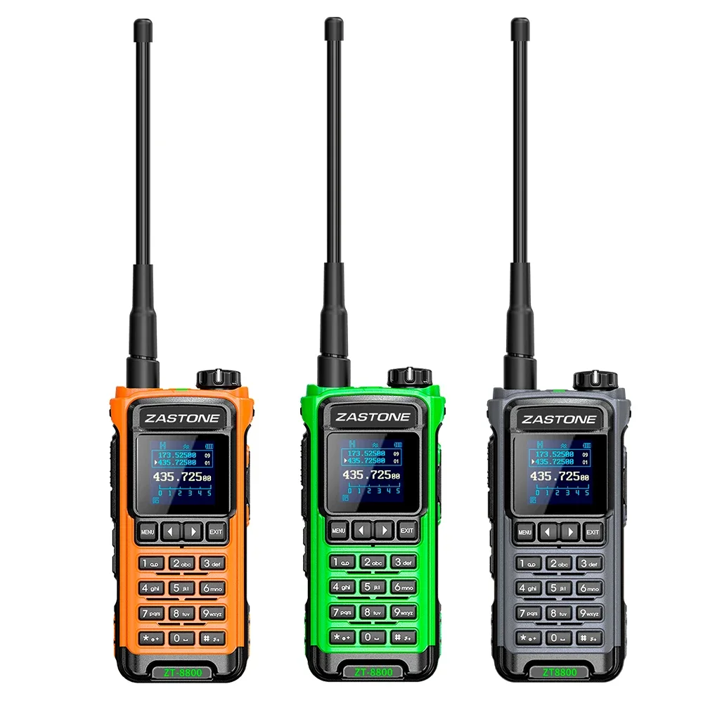 ZT-8800 Multi Band Outdoor Walkie Talkie Long Range Two-way  Waterproof Portable Ham FM
