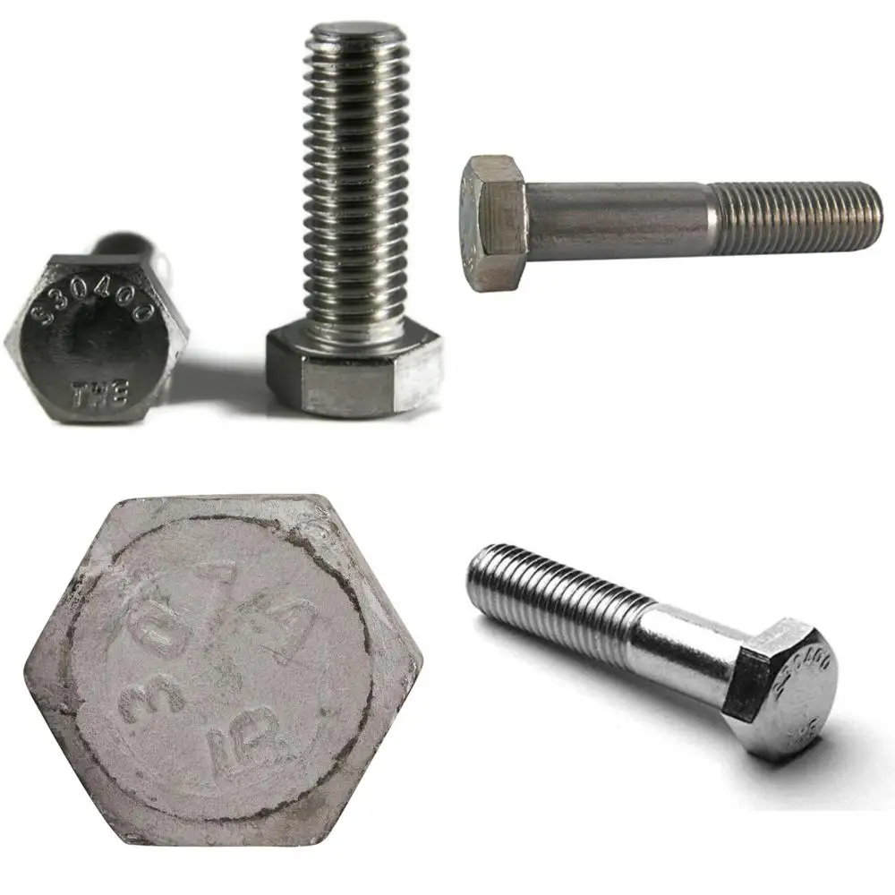 

Stainless Steel Coarse Thread Hex Cap Screws, Fully Threaded, 3/8-16 x 3, 18-8 Alloy, 50 Pack for Durable Fastening Solutions