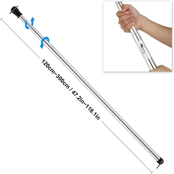 Selens Telescopic Tripod Stand Horizontal Rod Adjustable C-Stand Tripode Pole Photo Studio Kits Photography Props шаоиии