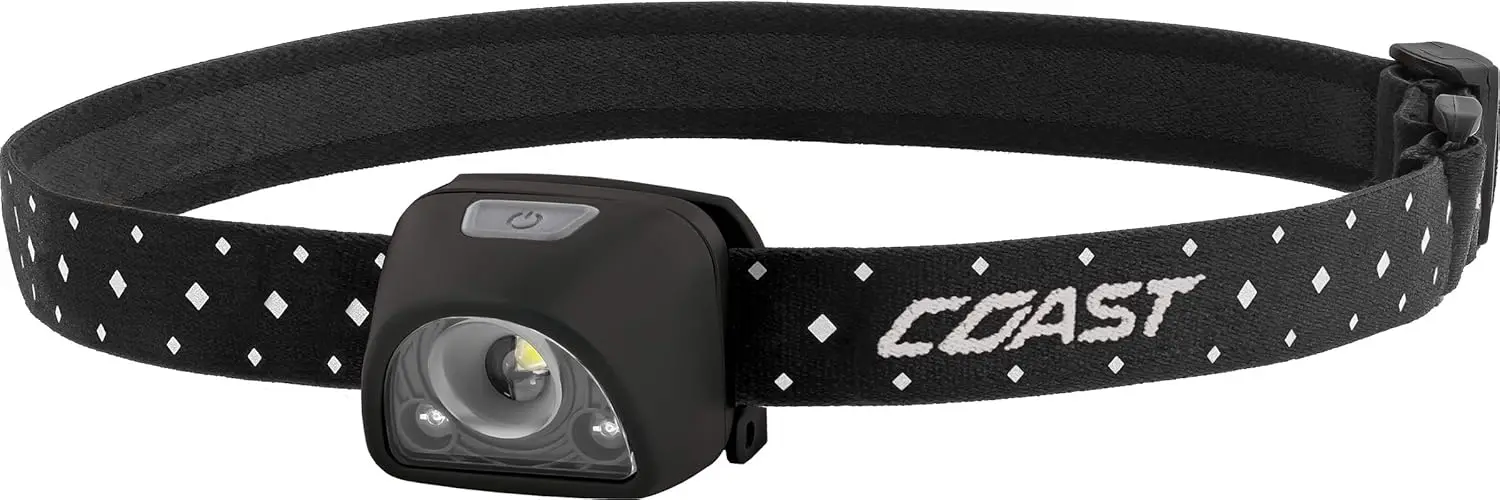 

FL1R 435 Lumen Dual Color (White/Red) Rechargeable LED Headlamp, Recharging Accessories Included