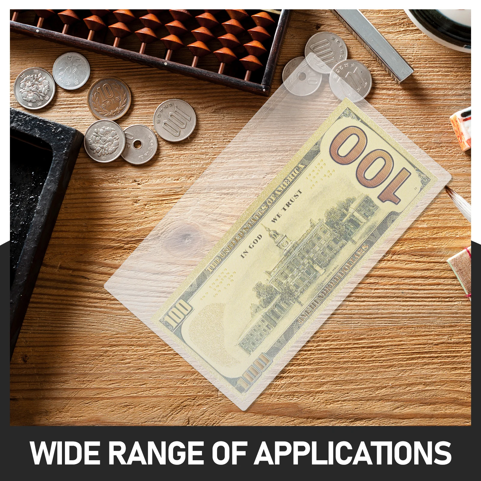 5Pcs Hard Plastic Clear Money Sleeves Currency Display Holders for Longterm Bill Preservation Scratch Resistant Collector