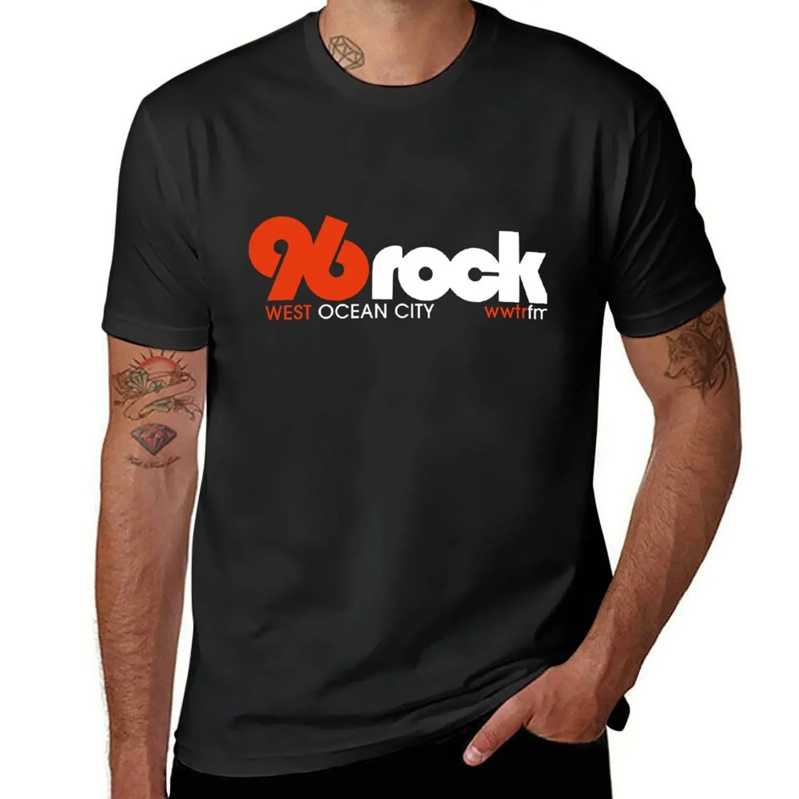 

96 Rock WWTR футболка с изображением Западного океана, милые футболки для мальчиков, женская одежда, большие и высокие мужские футболки, 2024 тяжелый вес