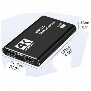 Hộp thẻ chụp MZX-Video, Vú trực tiếp, Grabber, Game, Audio, Micropoy, 60Hz, 30Hz, USB 3.0, 1080p, 60fps, 30fps, 30Hz tương thích 10 Tấm chụp mới bán hàng chính - №4