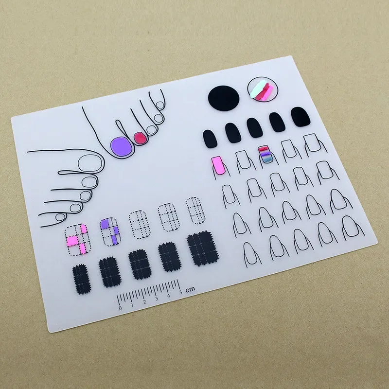 New Washable Hand Rest for Exercise Nail Painting Pad DIY Soft Foldable Nail Art Silicone Mat Pad for Repose Main Pour Onglerie