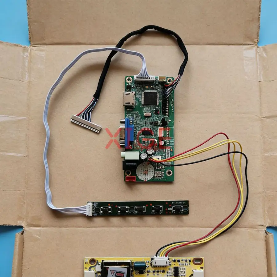 

Плата привода контроллера монитора подходит для M170EG01 M170ETN01 CLAA170EA10 M170E8 LVDS 30-контактный 1280x1024 2-CCFL HDMI + VGA 1280*1024 DIY Kit