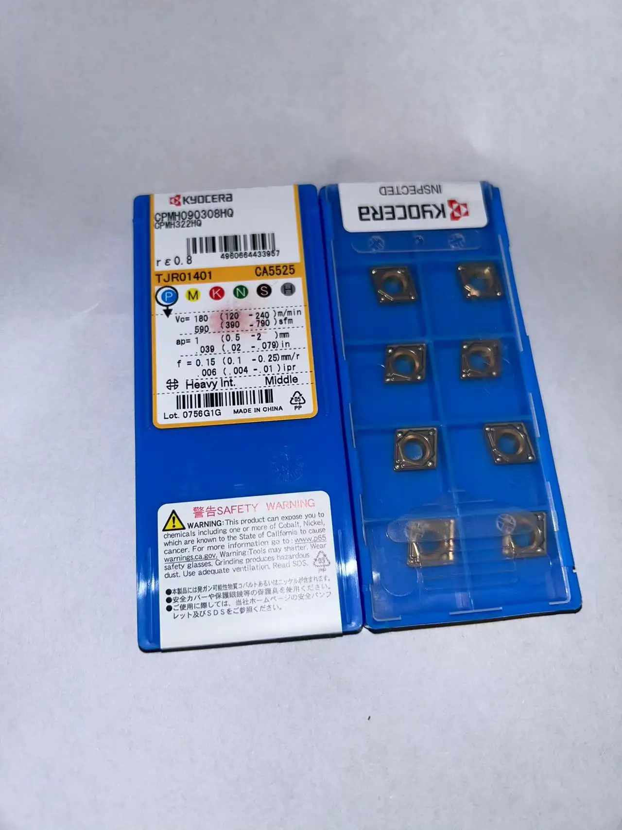 CPMH080204HQ CA5525 / CPMH080208HQ CA5525 /CPMH090304HQ CA5525 /CPMH090308HQ CA5525 CNC turning tool blade carbide inserts 10Pcs