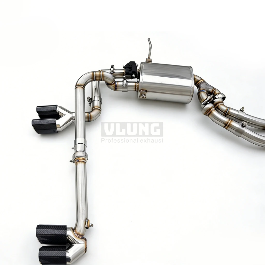 Exhaust Valve for BMW E46 325i 323i 2.5L 330i M54 3.0L 1999-2006 Stainless Steel, High Performance Sport Sound, Fit M3 4 Outlet view 4