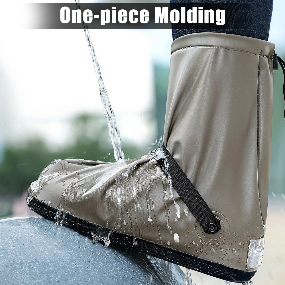 Rain Shoes Cover Reusable Boot Covers Unisex Shoes Protectors L/XL/XXL/XXXL Waterproof for Rainy Snowy Day Motorcycle Scooter