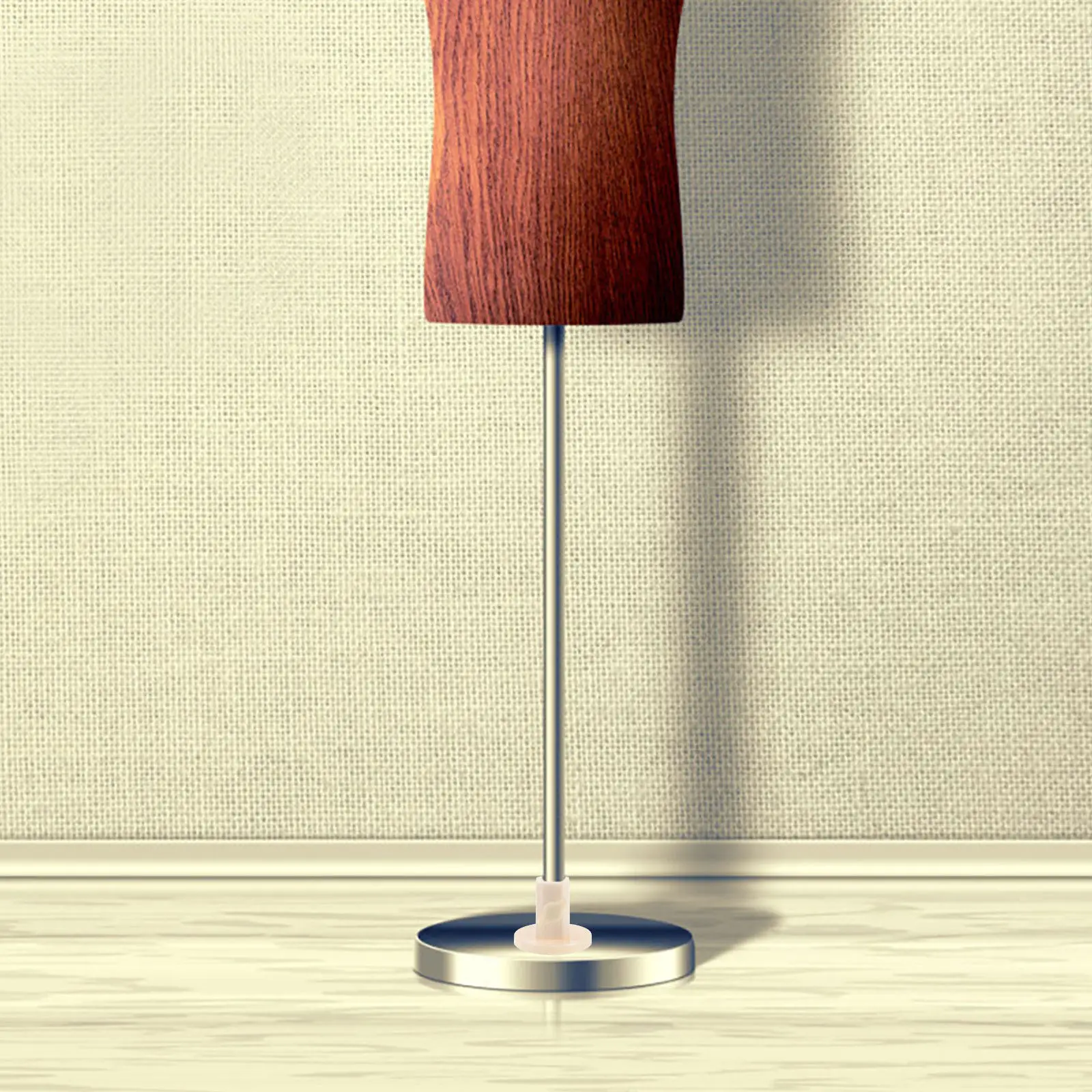 Plastic Mannequin Pole Base Hole Diameter 1.2cm Stable Garment Display Stand Base Full Body Dress Form Replacement for Boutique