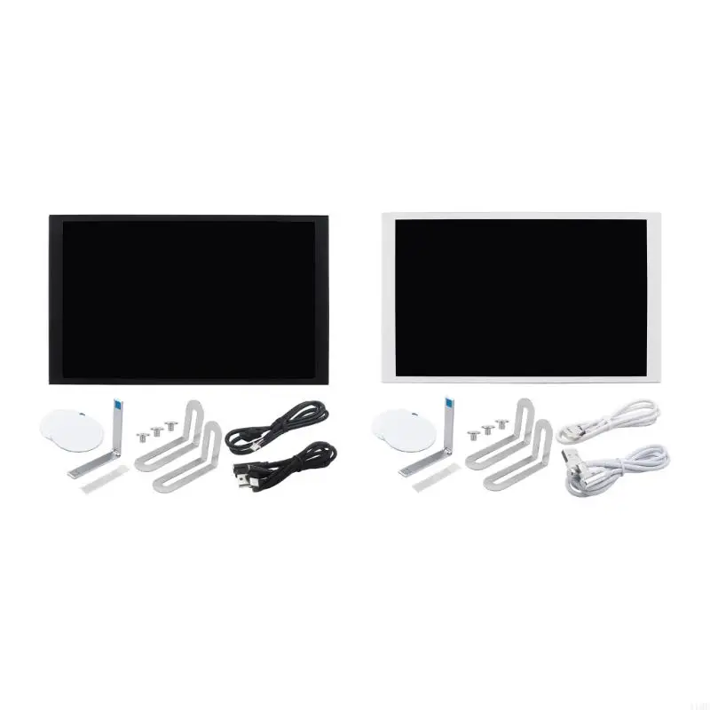 

2025 New 8inch IPSs Portable Secondary Screen USB Type C Interfaces Multimedia Auto Playbacks Builts In Storage Real Time