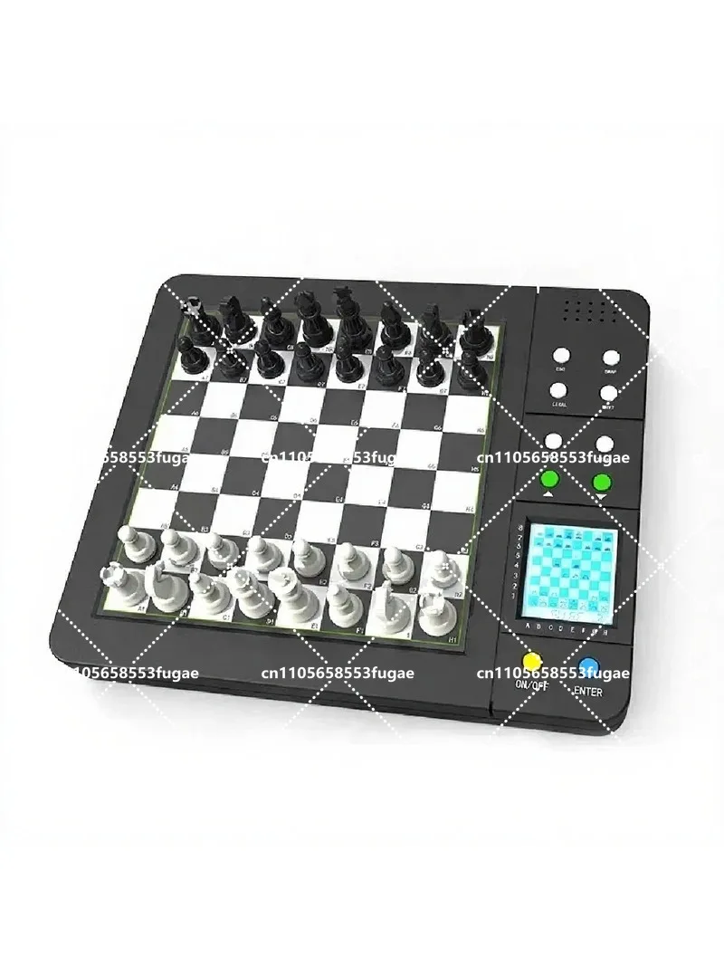 Chess Set for Kids Adults, 2-Player Board Game, Educational Learning Toy with English/German Teaching Guide