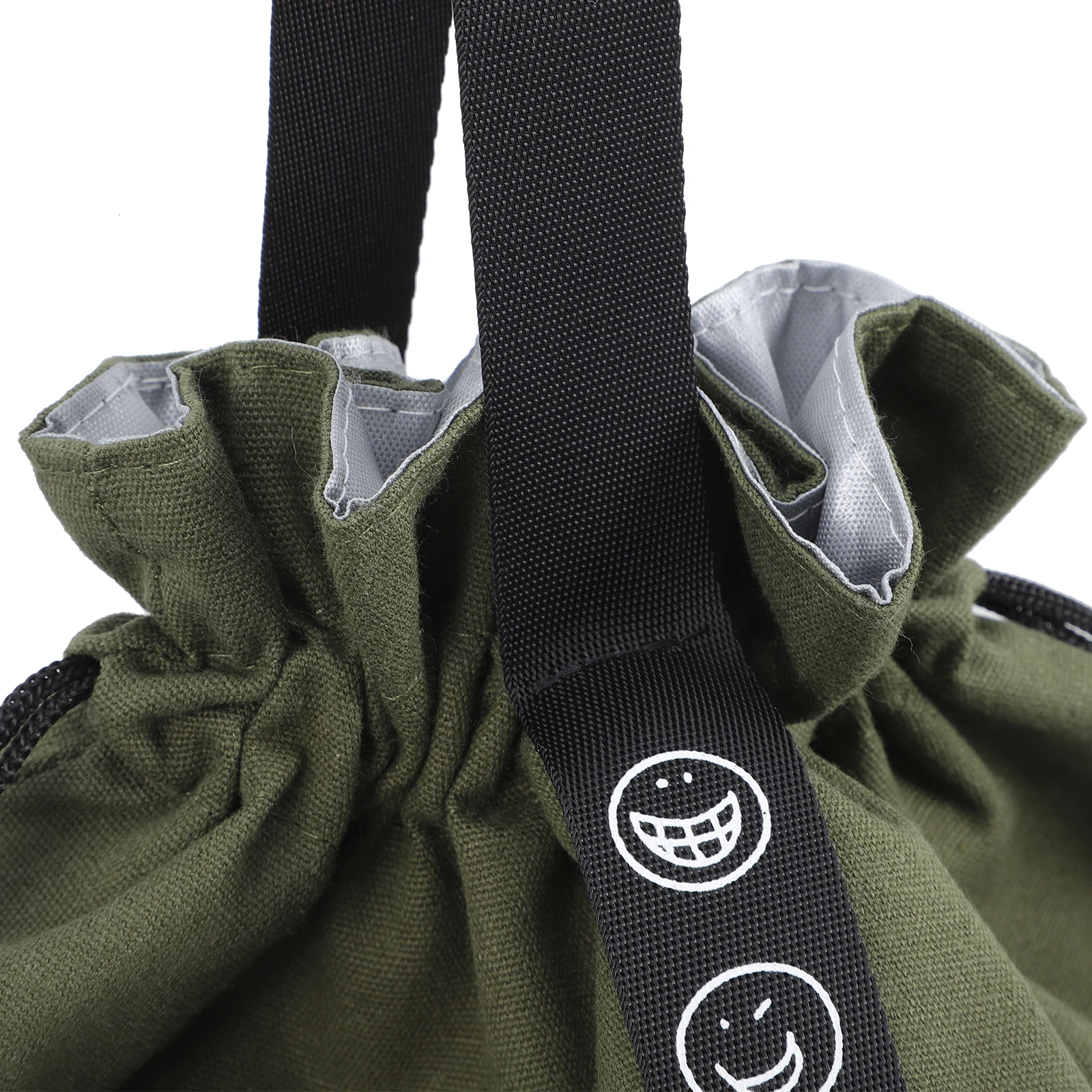 

Insulated Lunch Reusable Drawstring Bag Portable Lightweight Picnic Sundry Bag For School Work Camping Storage
