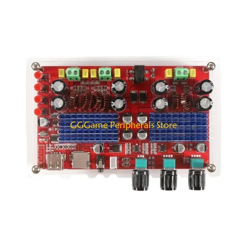 U55B TPA3116D2 Amplifiers Board DC12V 24V Double Channel Digital Amplifiers Wireless 2.1 Amplifiers