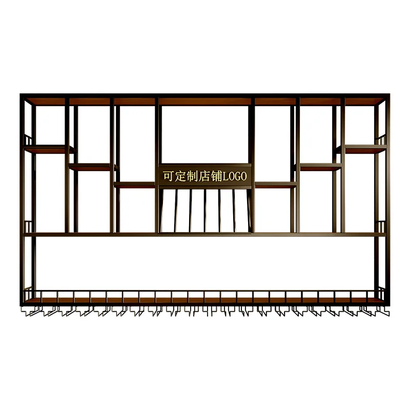 Display Cabinet Wine Cabinet Whisky Rustic Indoor Farmhouse Portable Wine Racks Luxury Outside Mini Wood Armadi Aperti Furniture