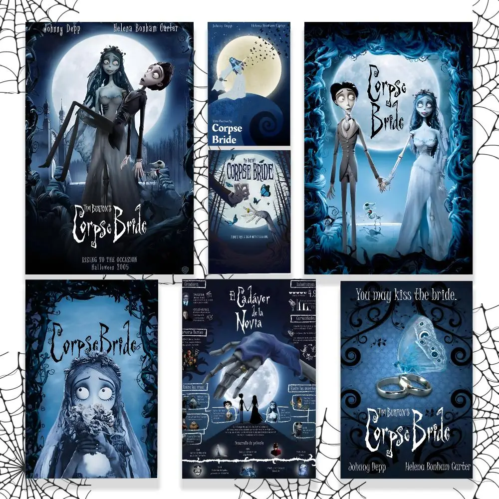 Movie C-Corpse Bride Poster Graphic Wall Art Poster HD Waterproof PP Paper Print for Bedroom Living Room Office Decor Gift