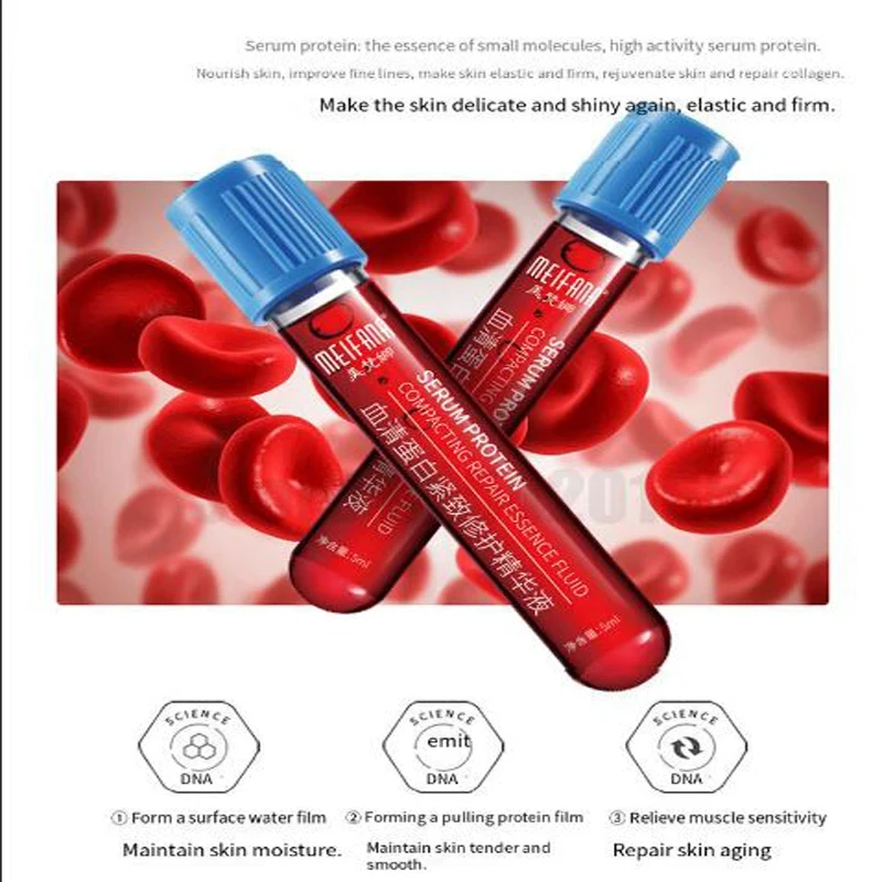 

Korea Red Blood Cells Collagen Peptide Stem Cells Umbilical Cord Blood Facial Essence Moisturizing Face Makeup Skin Care Product