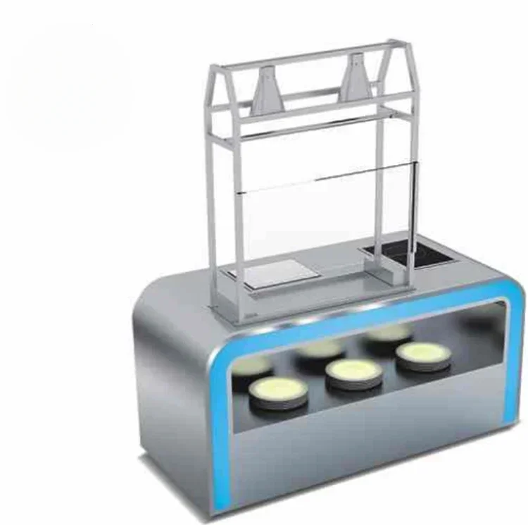 Otel malzemeleri Catering renkli LED yıldırım çin Dryfood büfe büfe ve ziyafet için canlı istasyon