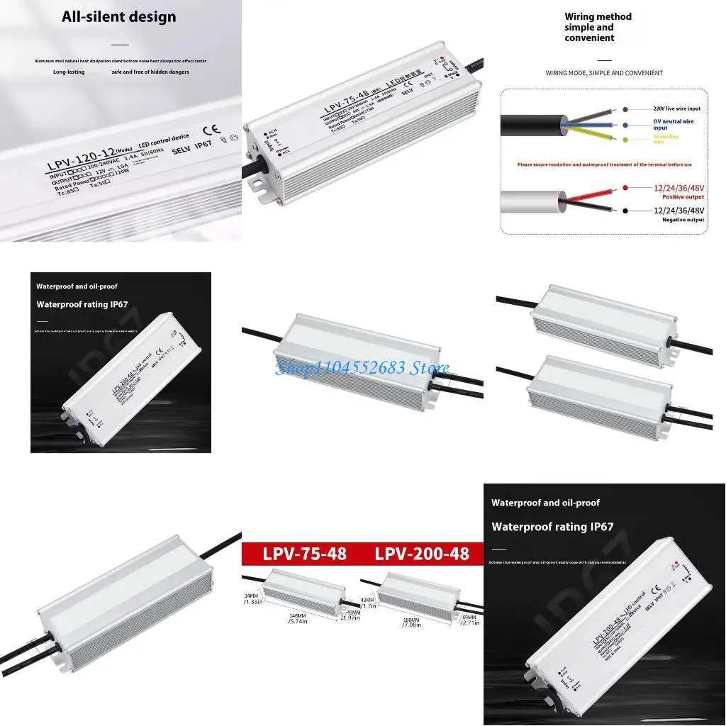 

Y6GD Difference Waterproof Aluminum Change Power Supply for Outdoor Use Practical and Safe