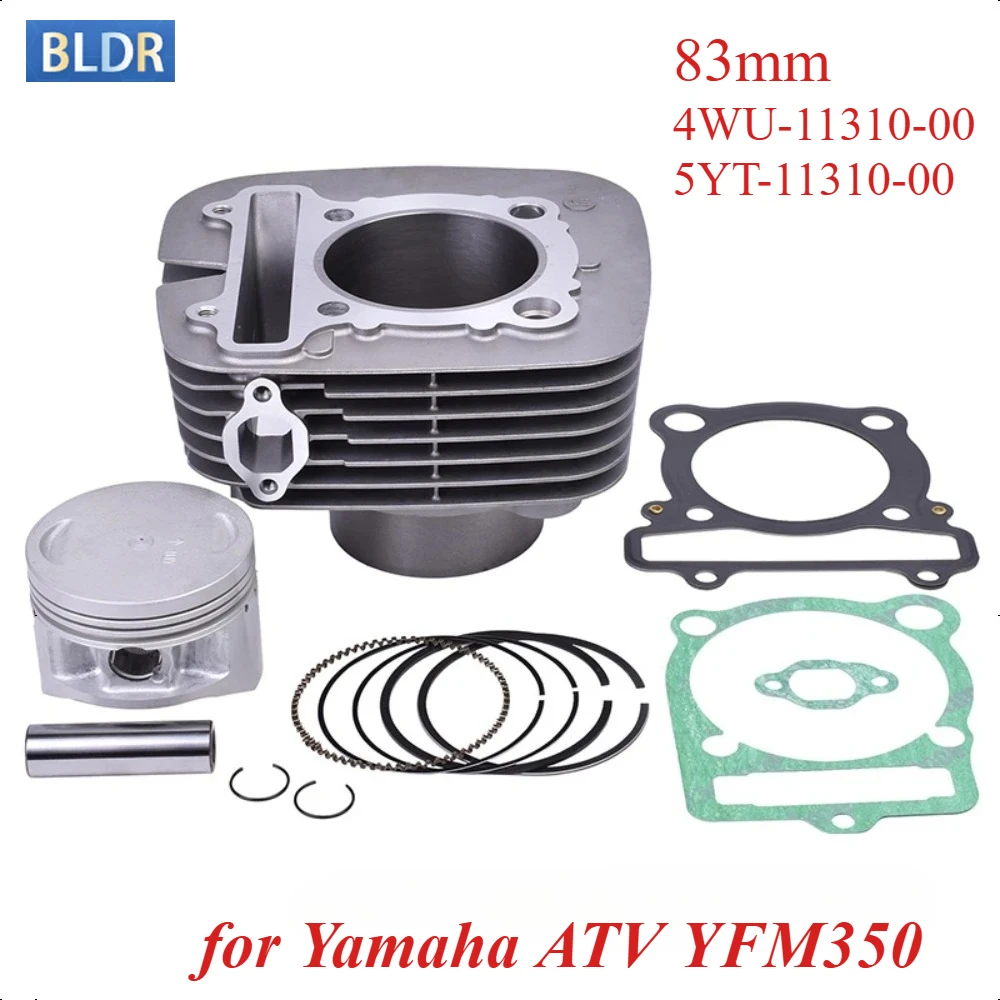 

Top End Cylinder Piston Gasket Kit 4WU-11310-00 for Yamaha ATV YFM350FWB BRUIN 350 BIG BEAR 350 GRIZZLY RAPTOR 3WOLVERINE 50