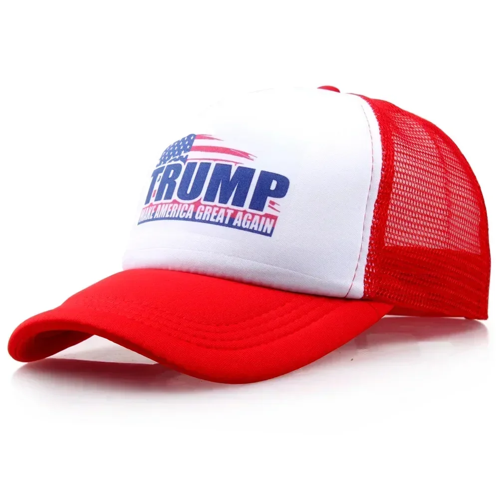 Mesh Breathable Baseball Hat Make America Great Again Trucker Hat Anti-Sun Hip Hop Gorras Casual Fishing Cap Snapback Hat