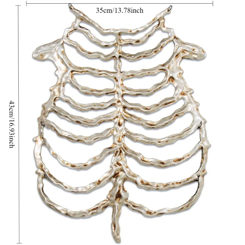 Skull Skeleton Prop For Party Stage Performance Hollow Bone Cosplay Dress Up Accessory
