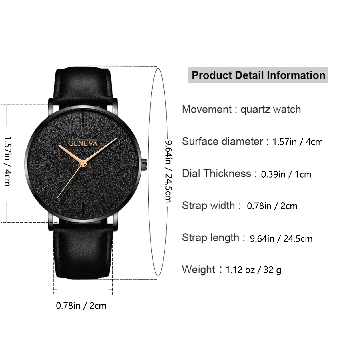 Montre à quartz ultra fine pour homme, échelle simple, argent, maille noire, tendance de la mode, 4 pièces