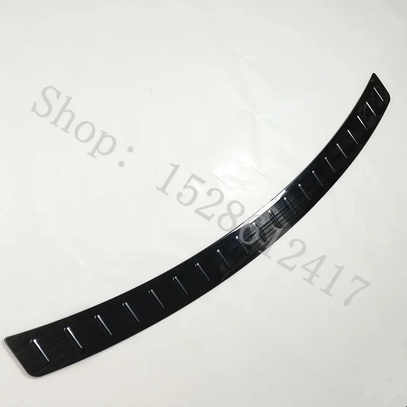 For Infiniti QX70 2013 2014-2019 Rear Door Bumper Protector sill plate/ Trunk Tread Plate Trim rear styling car accessories