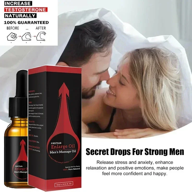 

Penis Enlargement Cream Oil Big Dick Sex Delay Cream for Men Penile Increase Growth Lasting Erection Massage Oil Sex Product