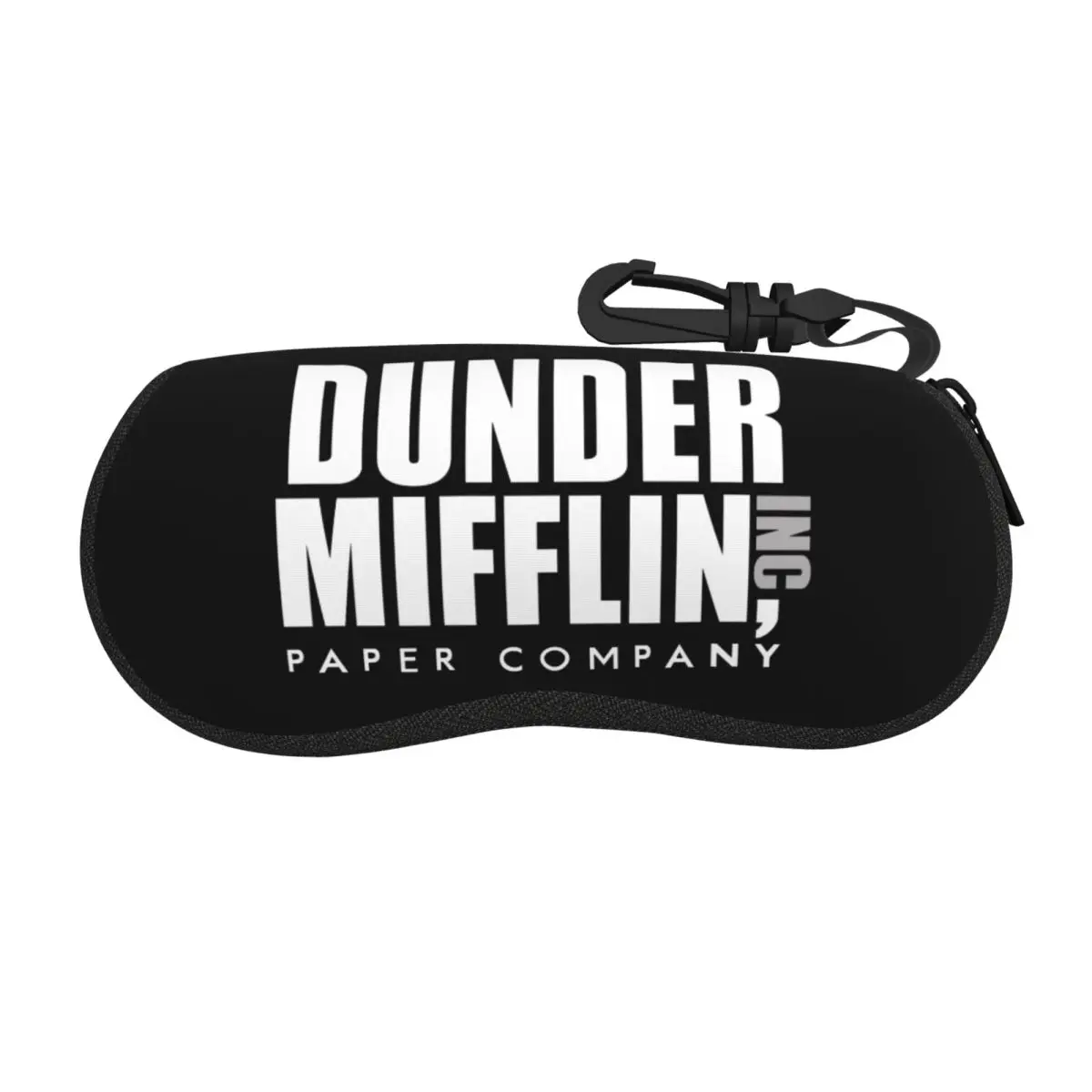 Custom The Office TV Show Dunder Mifflin Paper Company Shell Glasses Case Unisex Cool Eyeglasses Case Sunglasses Protector Box