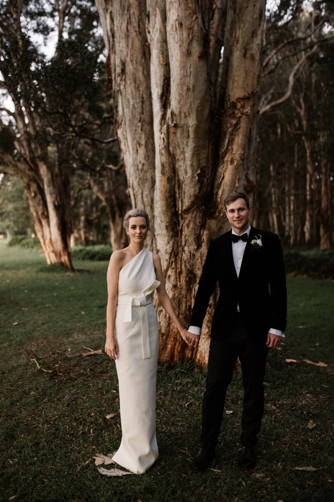 Vestido De novia sencillo con un hombro al aire, traje De novia De escote asimétrico, largo hasta el suelo, De novia, SWD432