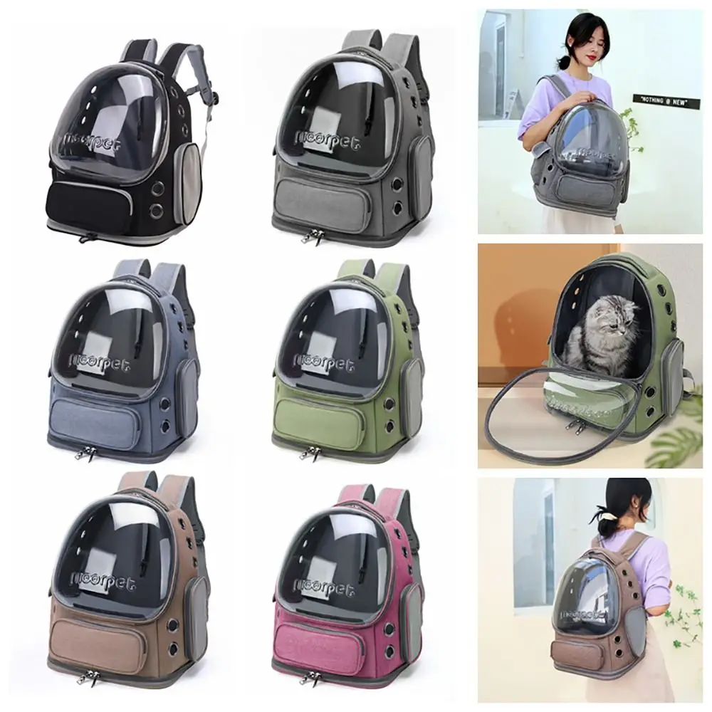 

Lightweight APC+Oxford Cloth Cat Space Capsules Breathable Portable Pet Backpack Large Capacity Cat Carrier Bag Cat/Puppy