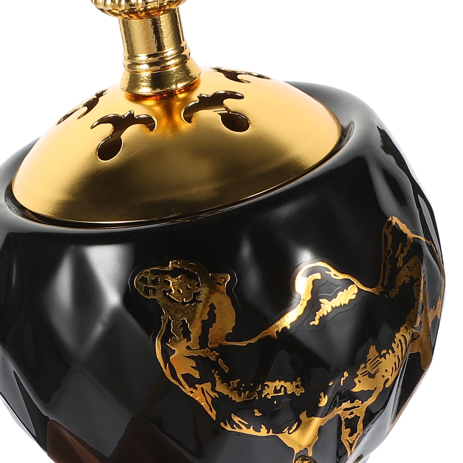 

Plug-in Incense Burner Ceramic Electric Aroma Stove Vintage Censer Home Decor Lightweight Compact Size Safe